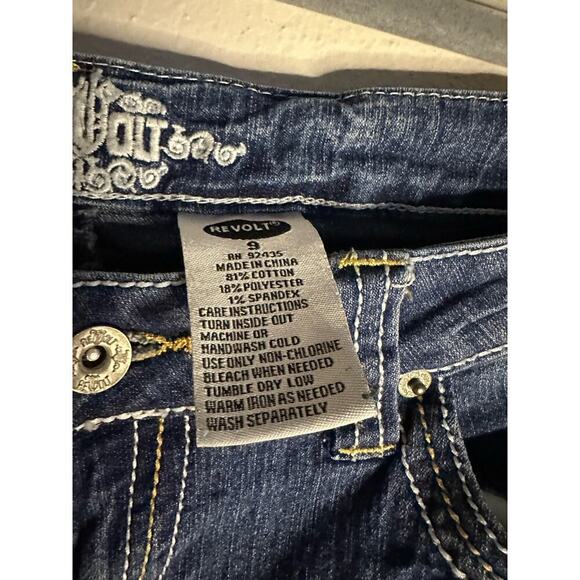 Revolt women's denim stretch straight/ skinny size 9 - Picture 2 of 11
